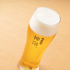 生ビール「神泡」　¥680